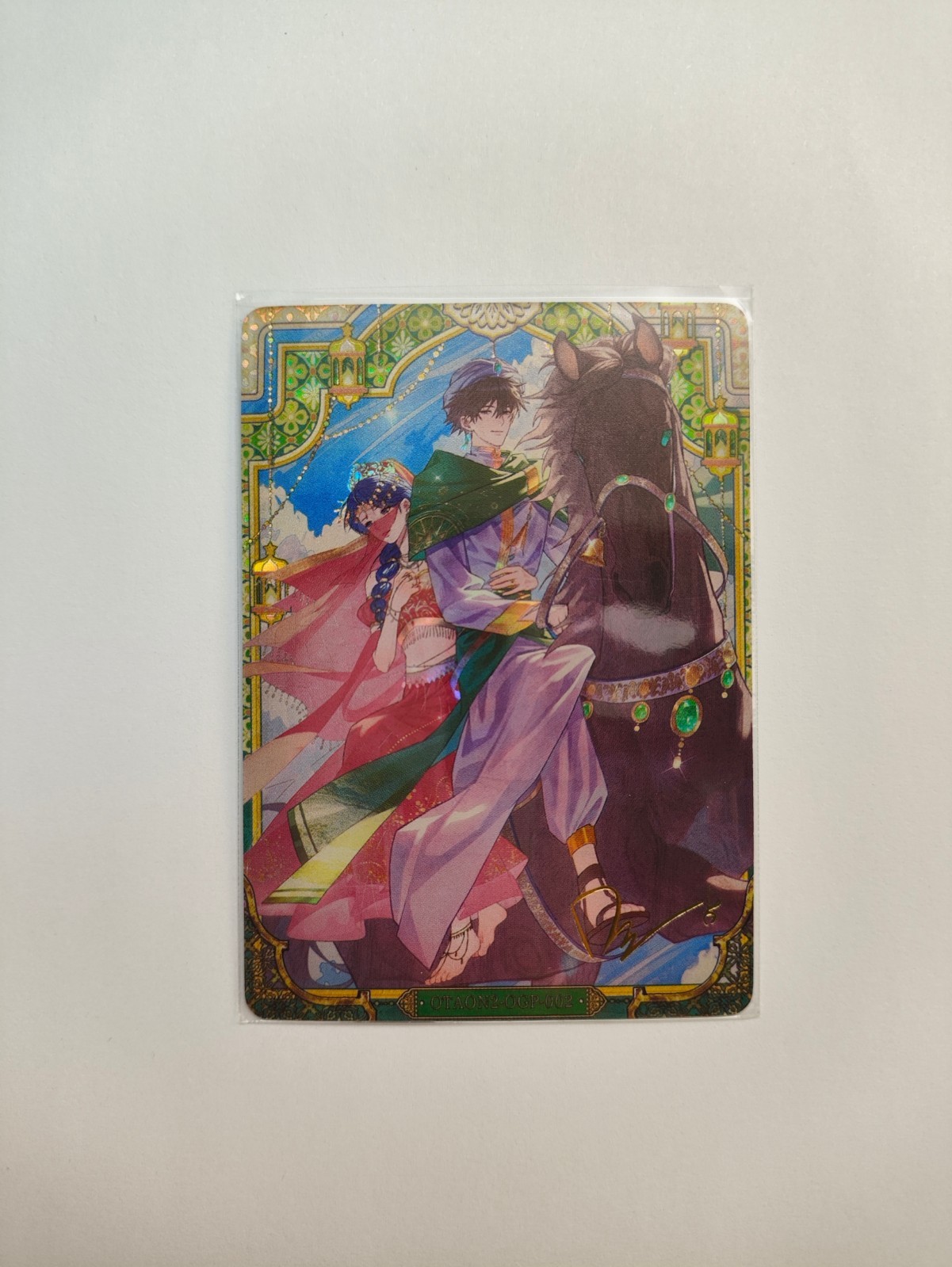 Wanmanshe One Thousand and One Nights OTAON2-OGP-002 Artist Gold Foil Auto 1001
