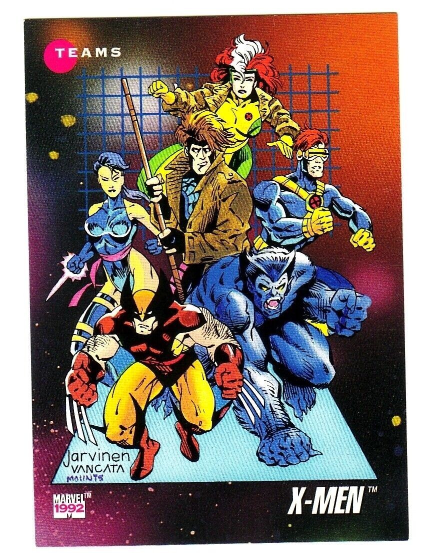 1992 Marvel Universe #182 X-Men Blu