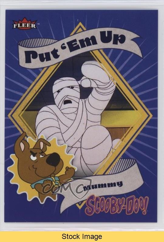 2024 Fleer Scooby Doo Put 'em Up! Stickers Mummy #64 READ 1g2u