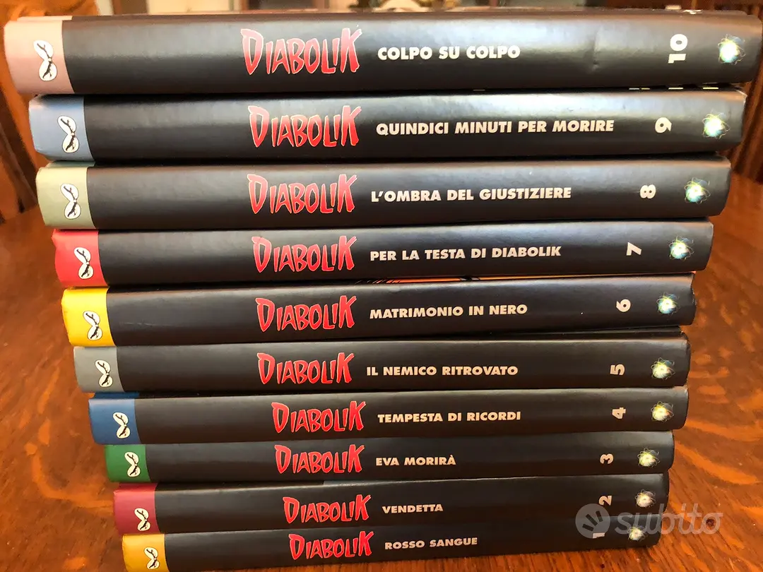 Diabolik A Colori 10 Volumi Serie Completa