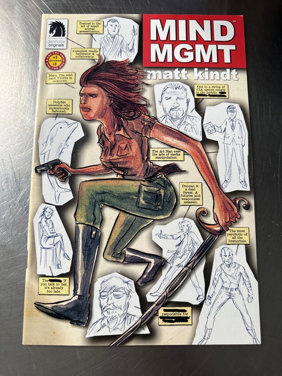 Mind MGMT Matt Kindt 2013 Used Condition Dark Horse Comic Book