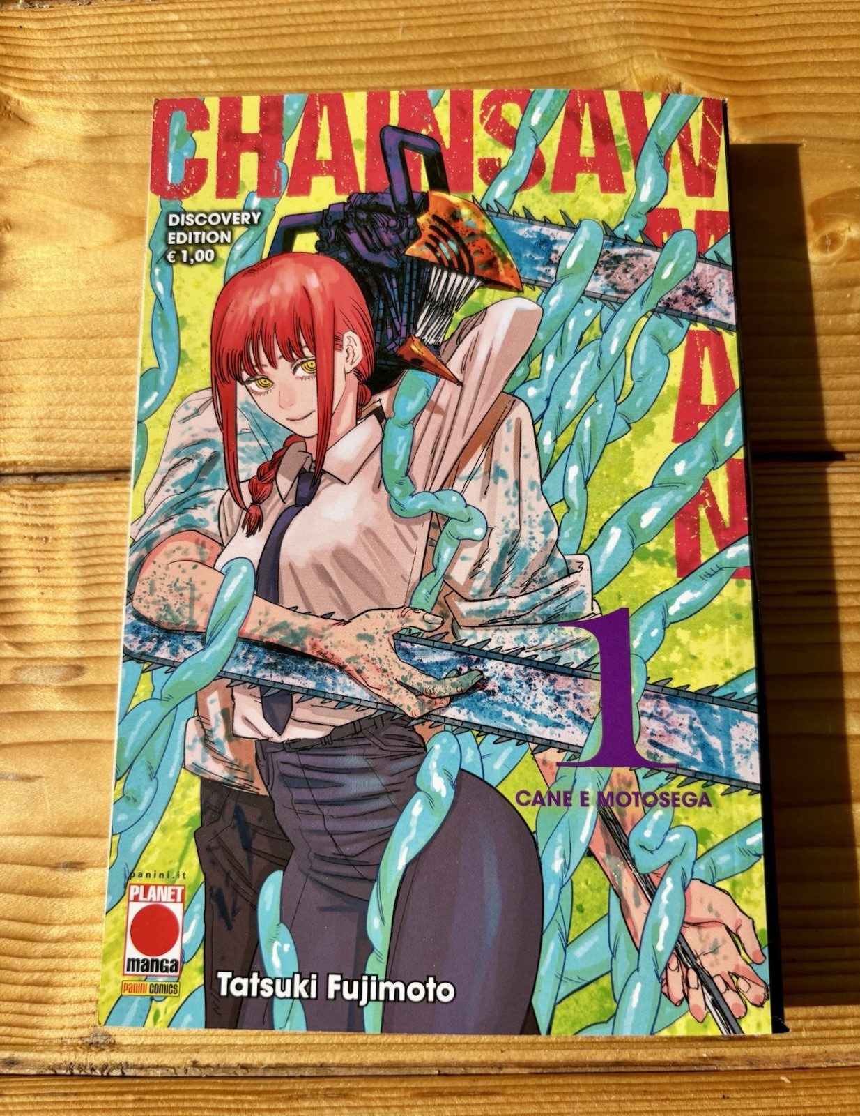 Planet Manga Chainsaw Man n.1 Cane e Motosega Fujimoto ITA 2023 Ediz. lim.