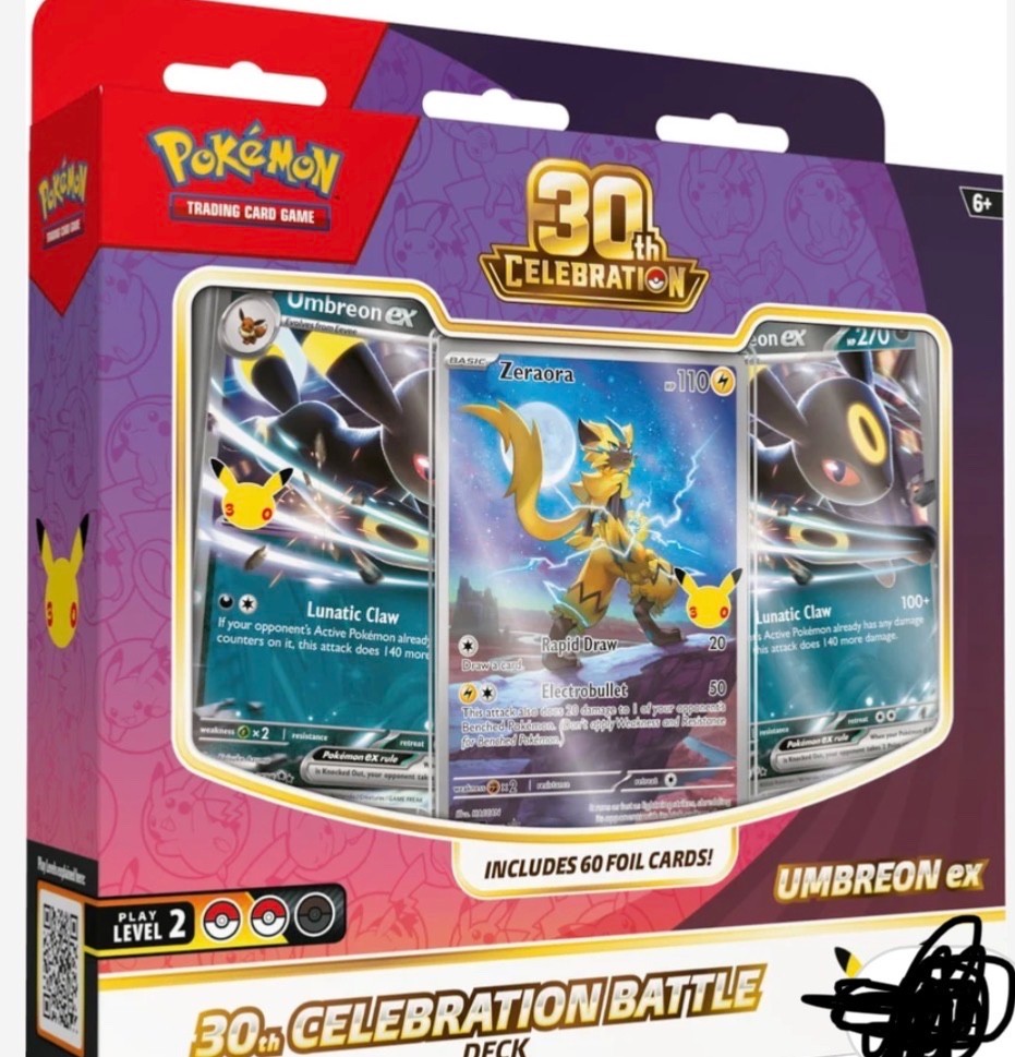(PRE ORDER) Pokemon 30th anniversary 30th celebration battle deck