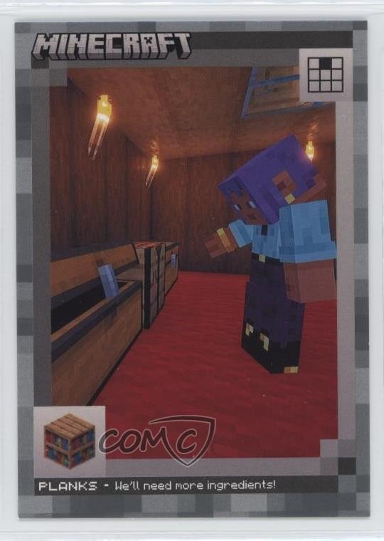 2024 Panini Minecraft Crafting Chronicles Stone Planks #101 1co7