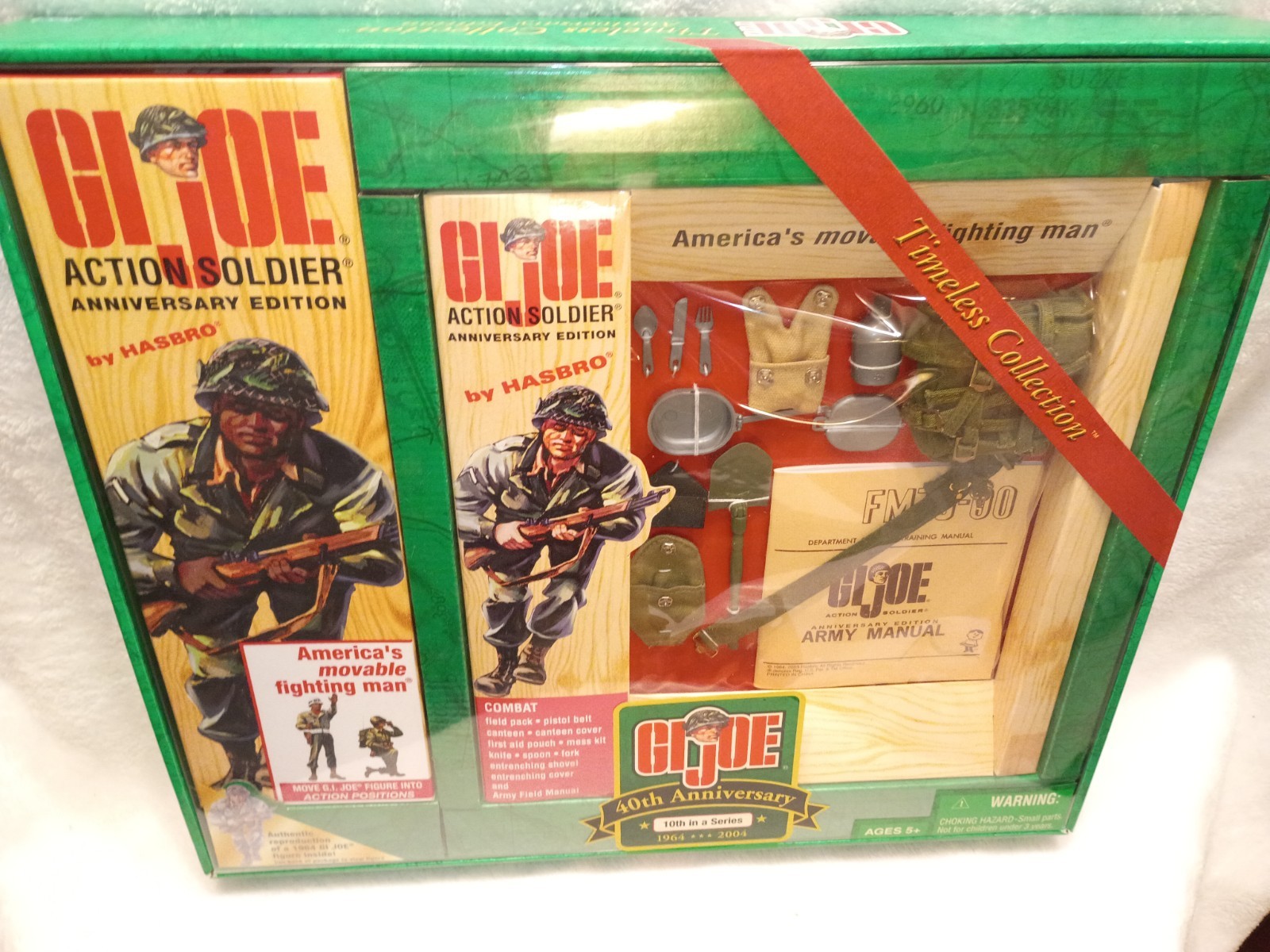 G.I. 2003 Joe Action Soldier 40th Anniversary - 10th In Series Nastro Rosso Sigillato