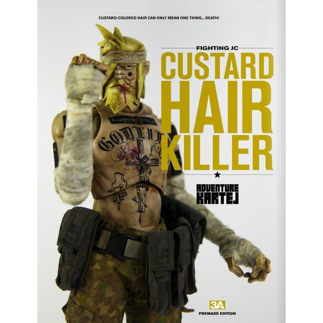 ThreeA Ashley Wood Custard Hair Killer Fighting JC  1/6 scale