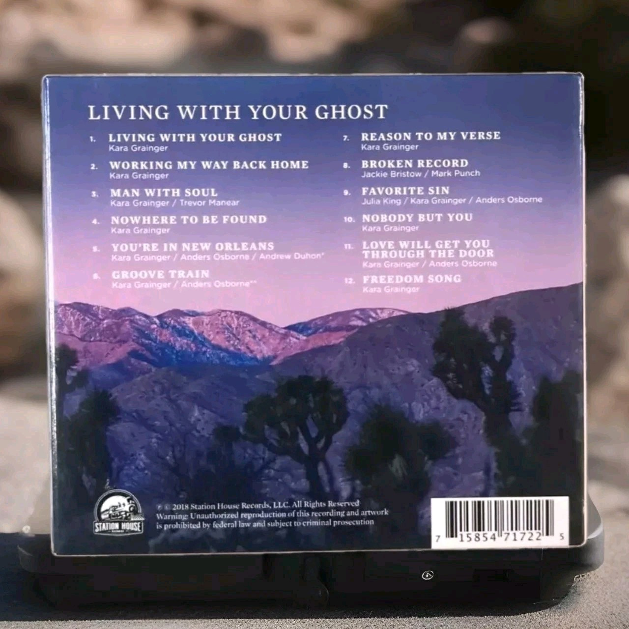 Autographed Living With Your Ghost - Kara Grainger - Signed - CD - NEW Rare