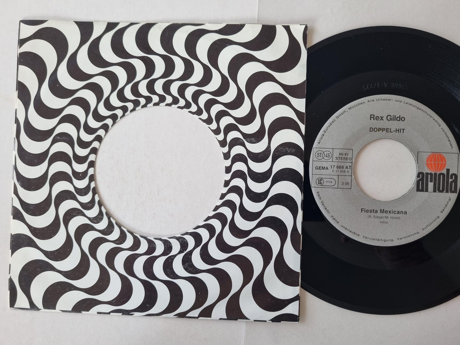 Rex Gildo - Fiesta Mexicana/ Marie, der letzte Tanz ist nur für dich 7'' Vinyl