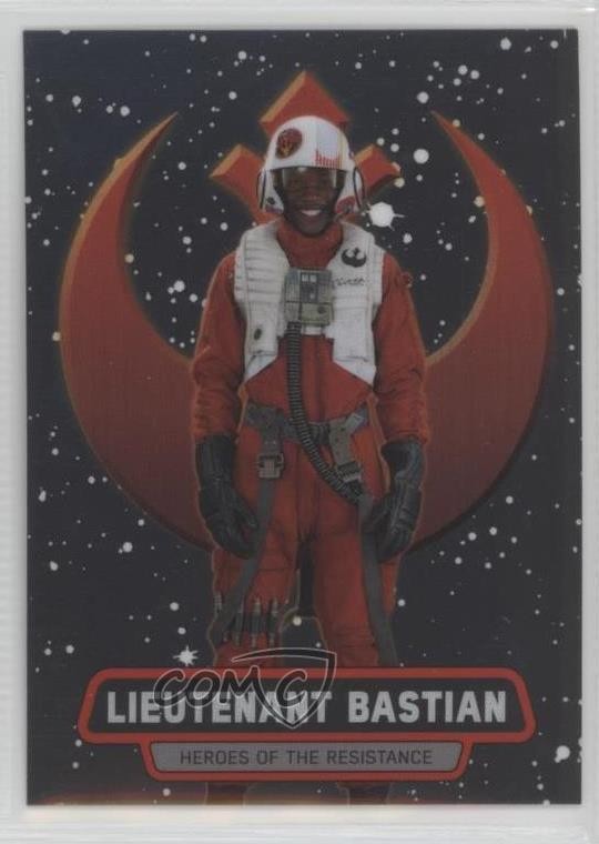 2016 Topps Star Wars: The Force Awakens Chrome Lieutenant Bastian #8 0z5