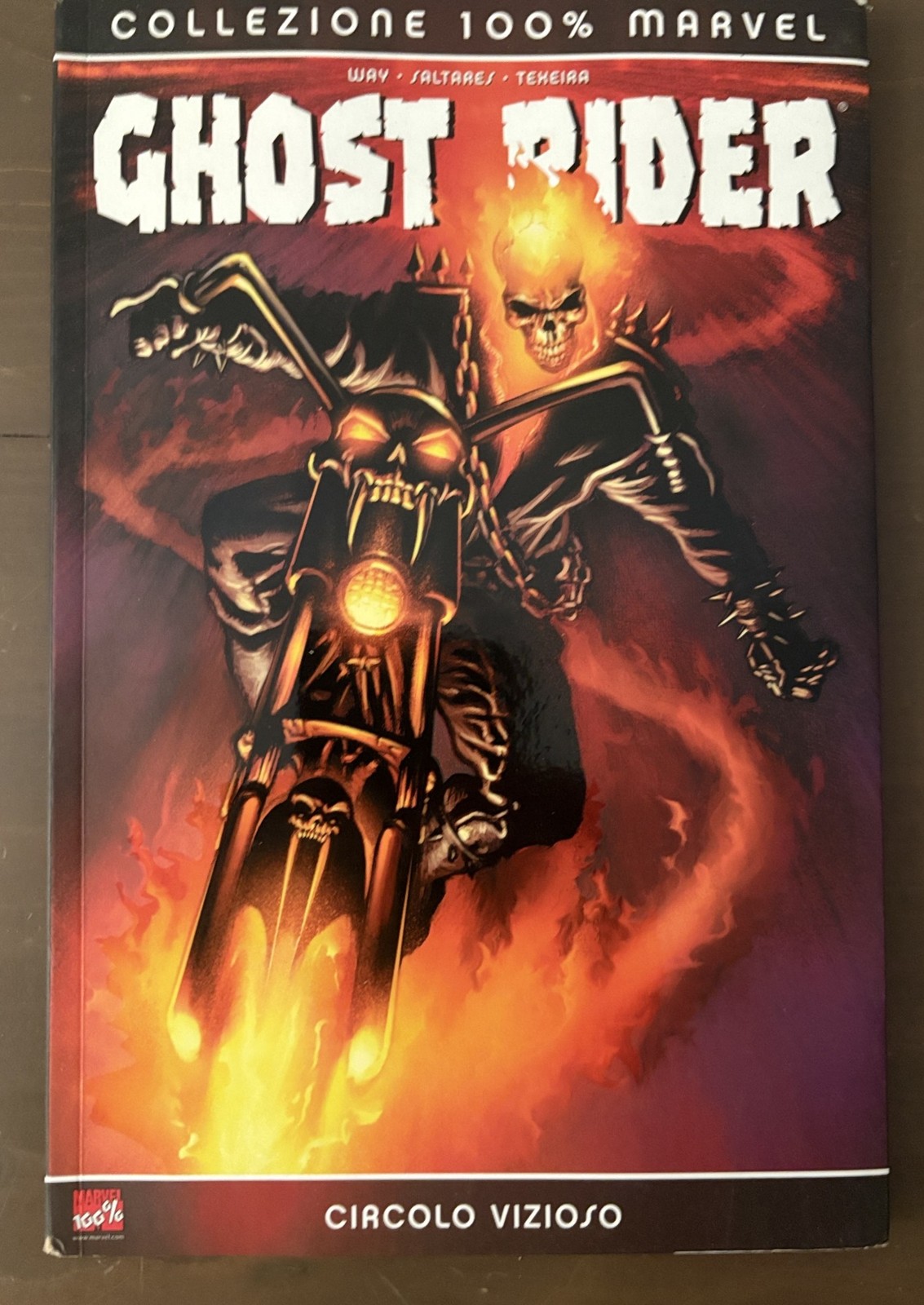 GHOST RIDER CIRCOLO VIZIOSO - Collezione 100% Marvel - Panini