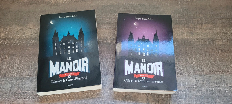 Lot de 2 livres le manoir