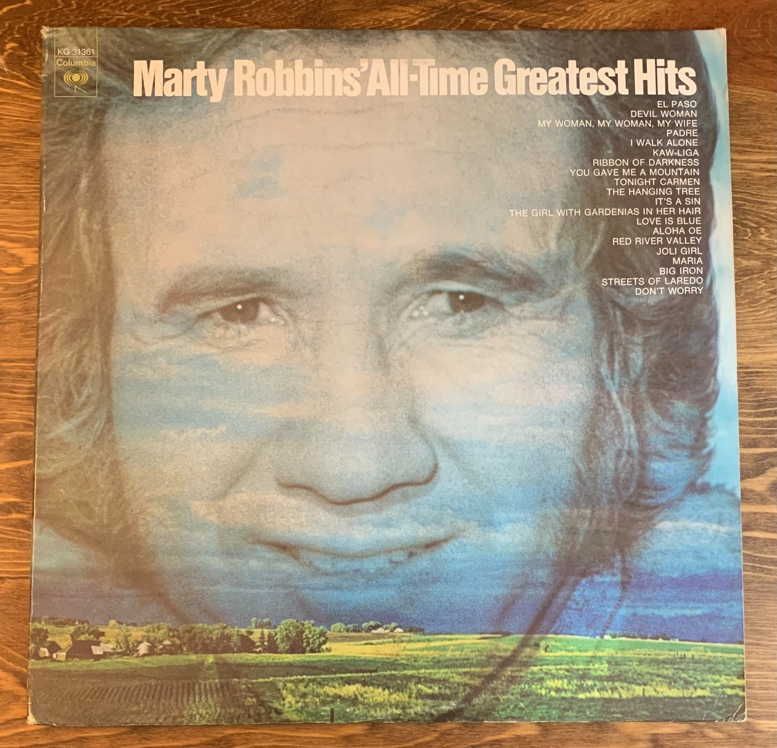 Marty Robbins' All-Time Greatest Hits Vinyl LP 1972 Columbia KC 31361 Stereo