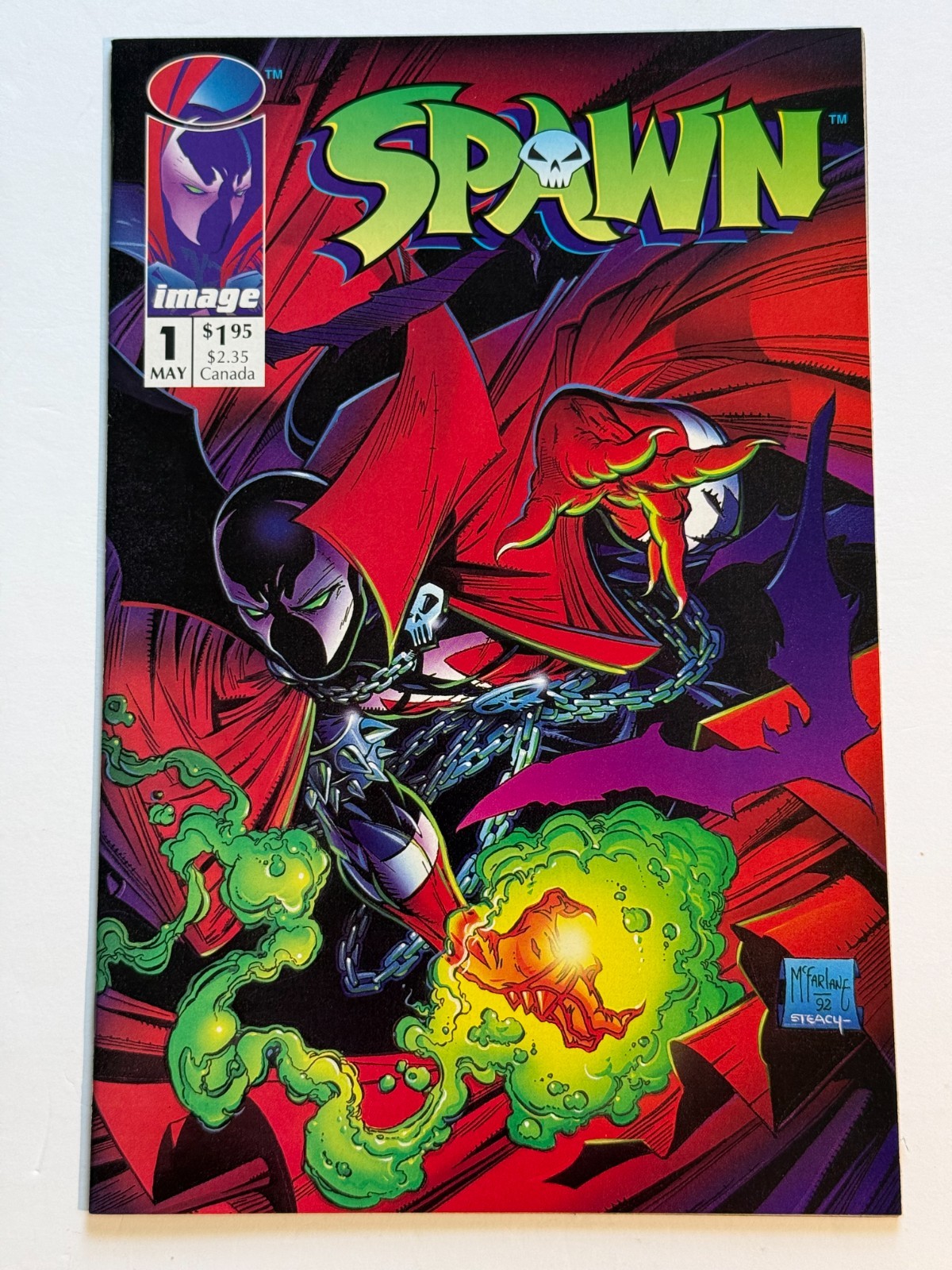 Spawn #1 - Direct Edition Cover A 1992 - Key Issue - VF/NM or better