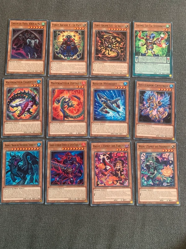 Lot 50 cartes Yu-Gi-Oh communes SUDA