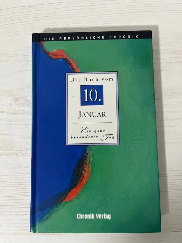 Das Buch vom 10 Januar