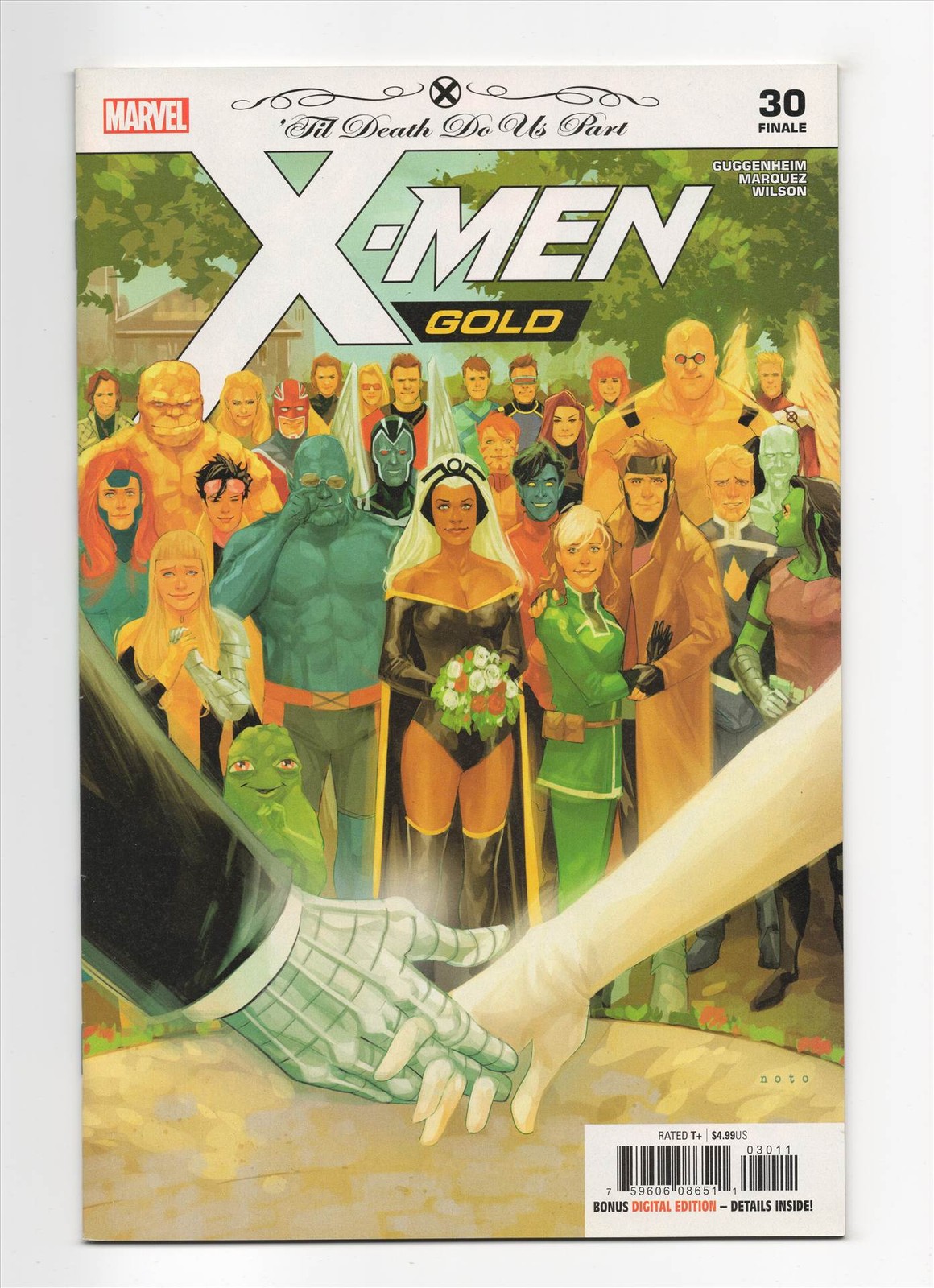 X-Men Gold #30 quasi nuovo + matrimonio canaglia e gioco 2018 copertina Phil Noto A fumetti Marvel