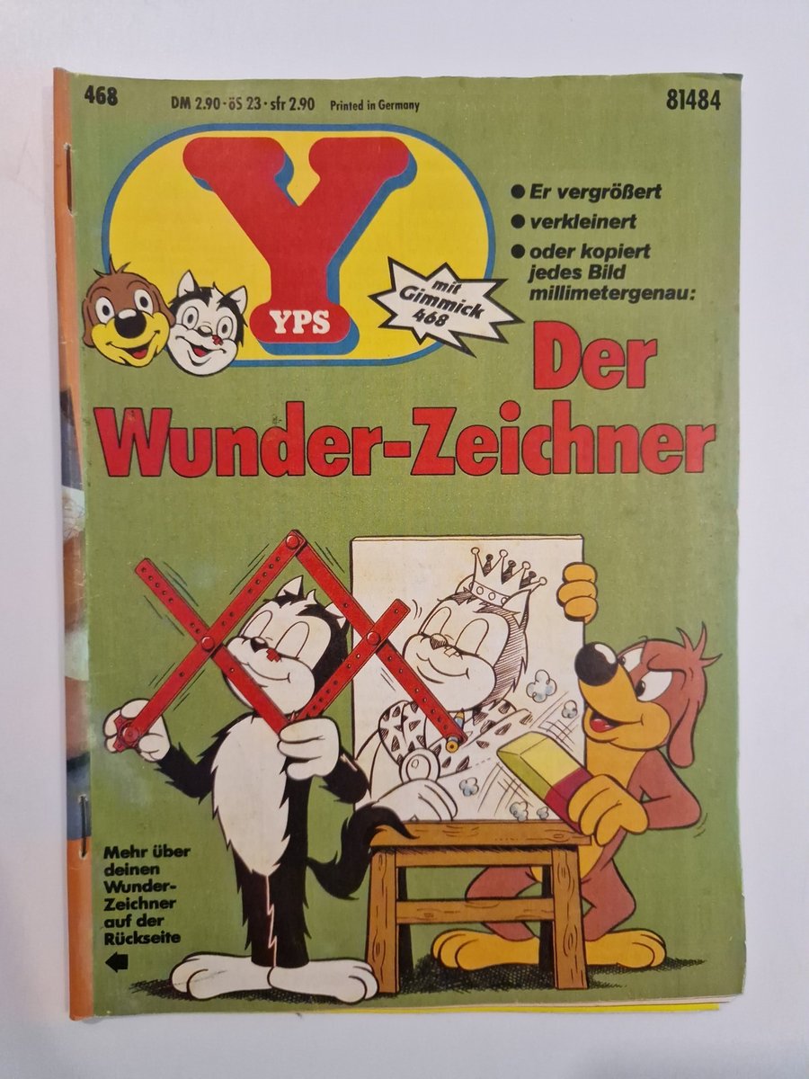 Quaderno YPS n.468 senza espediente, con Lucky Luke, Robin Ausdewald, Pif ed Ercole