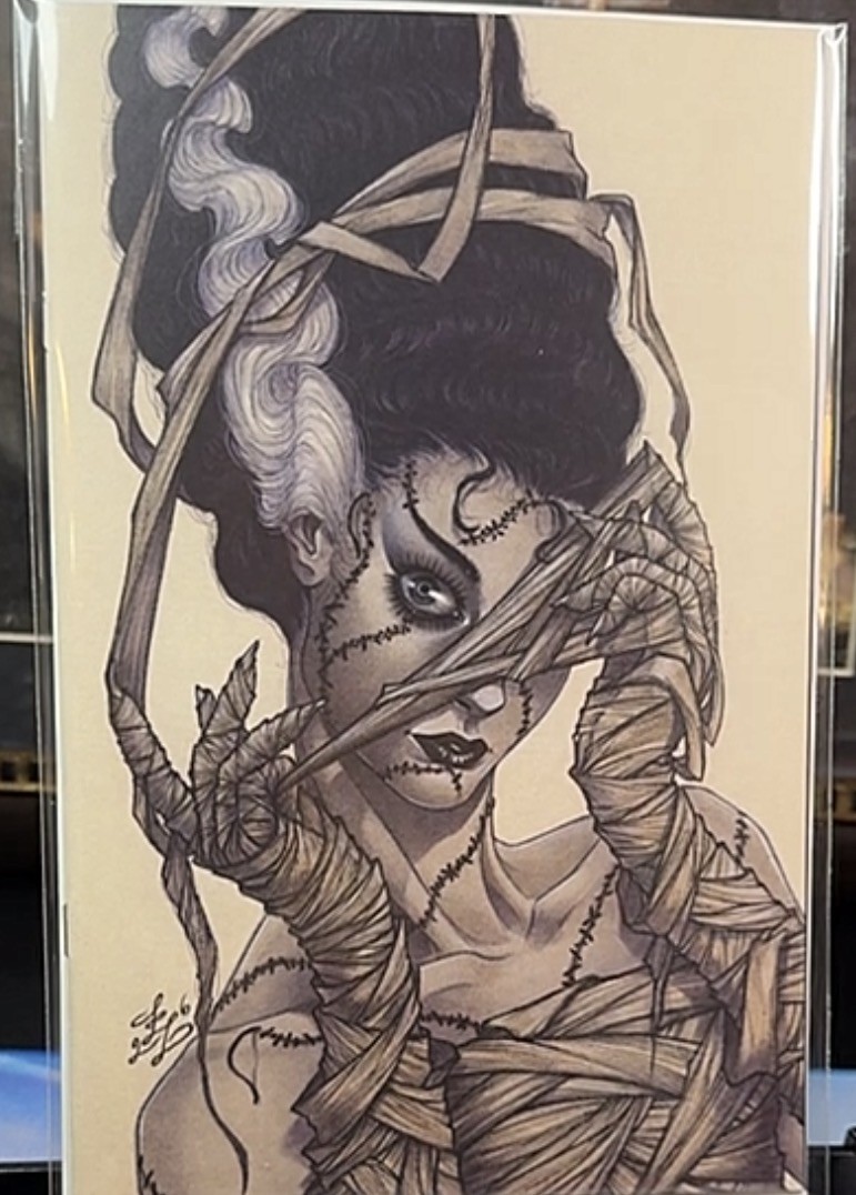 Bride Of Frankenstein Lives #1 Zoe Lacchei Virgin LTD 650 Presale 