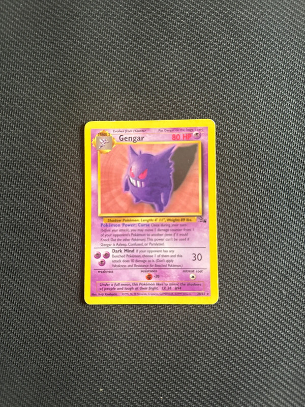 Gengar carte pokemon