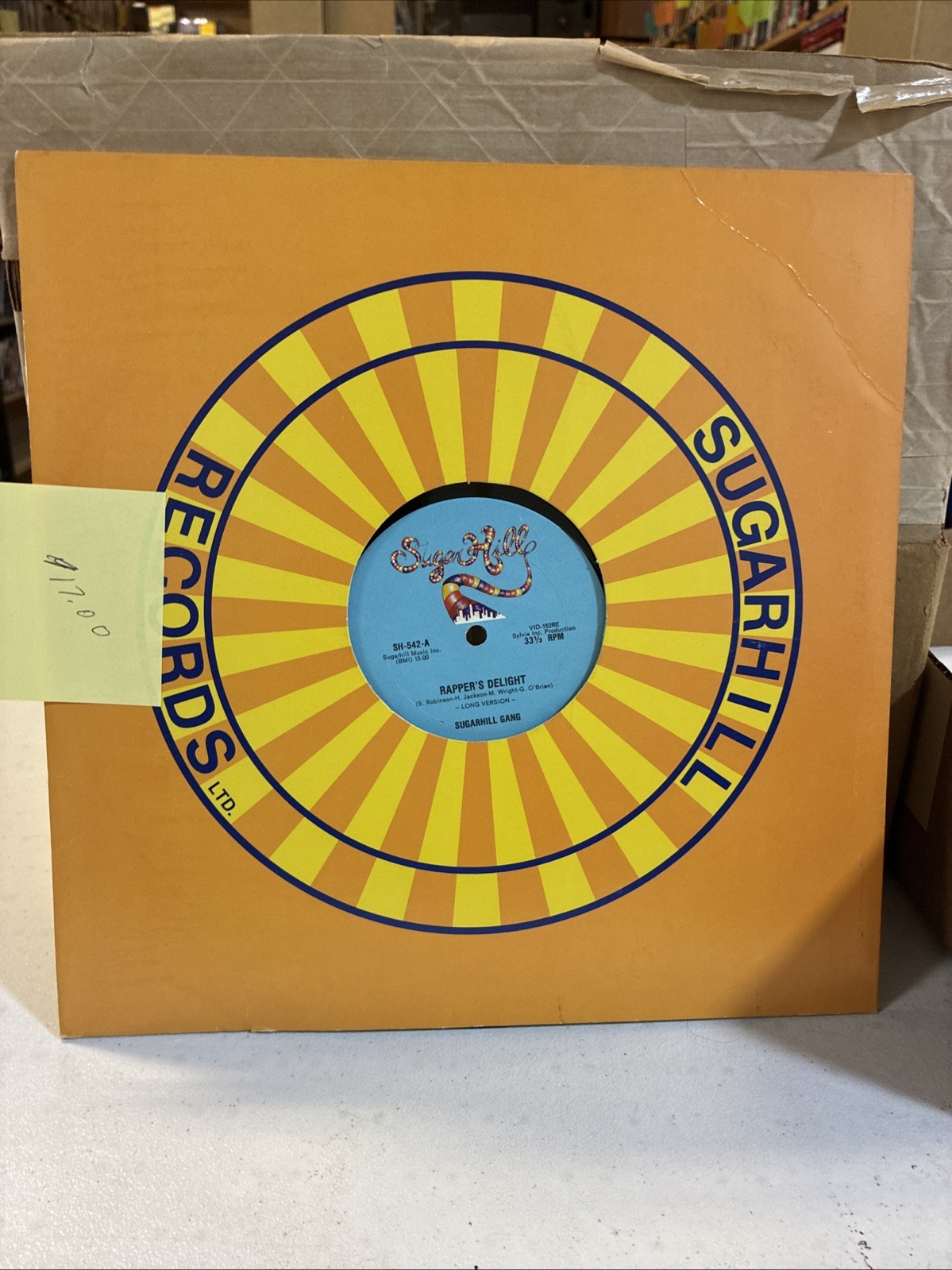 Sugar Hill Gang, Rappers Delight  Vinyl LP (92302)