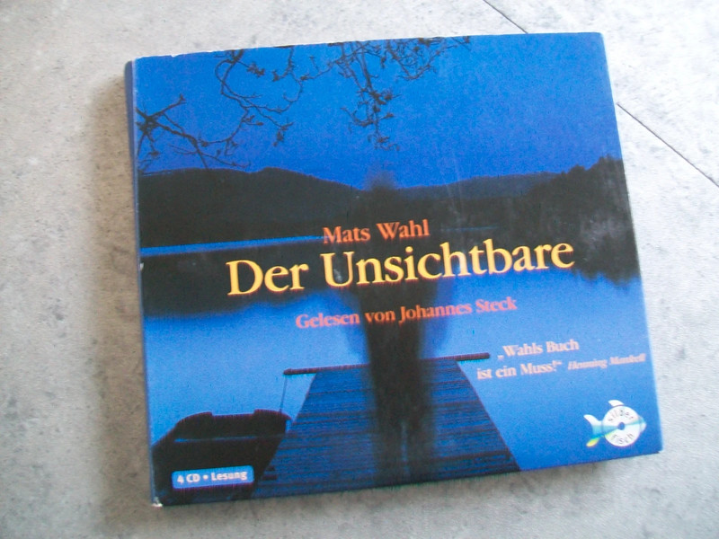 Der Unsichtbare  Mats Wahl   CD Hörbuch