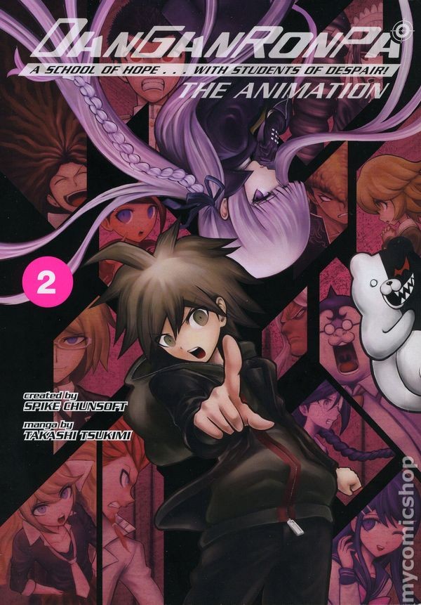 Danganronpa: L'Animazione TPB 2-1° VG 2016 Immagine Stock Basso Grado