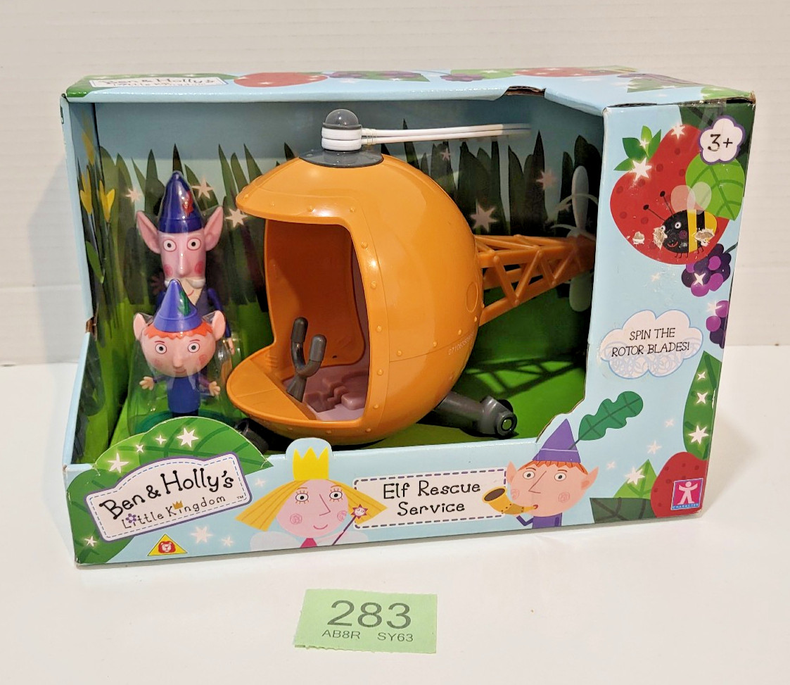 Ben & Holly's Little Kingdom Elf Rescue Service Helicopter & Figures 283
