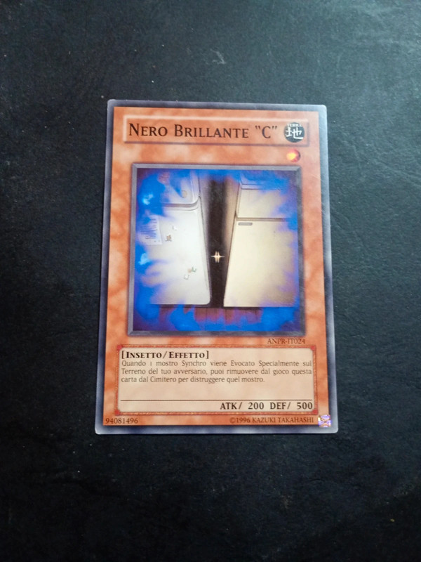 Nero brillante "C" carta Yu-Gi-Oh