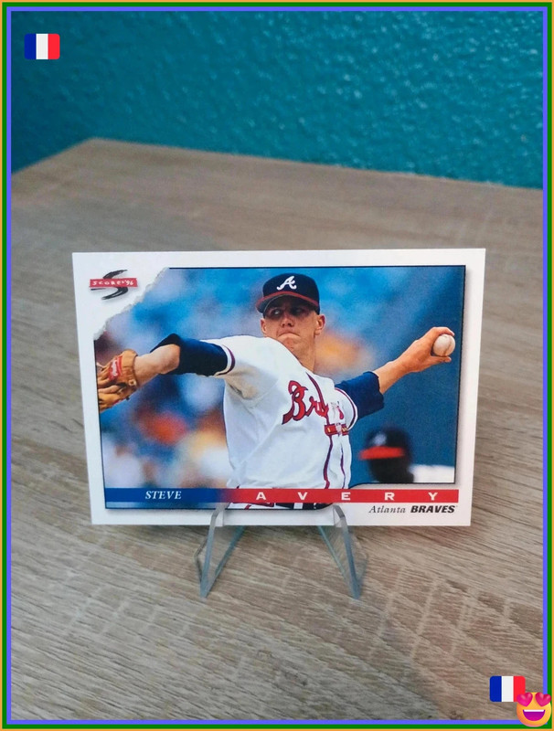 1996 Score Steve Avery #101 Atlanta Braves 0021