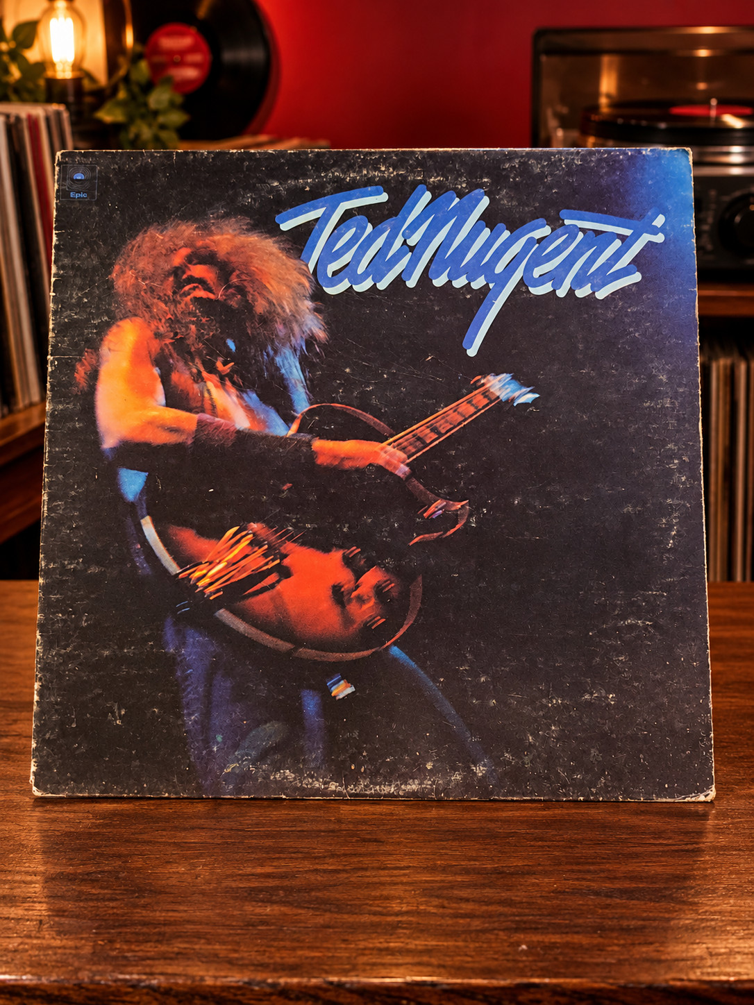 Ted Nugent Self Titled LP 1975 Epic PE 33692 Stereo Stranglehold