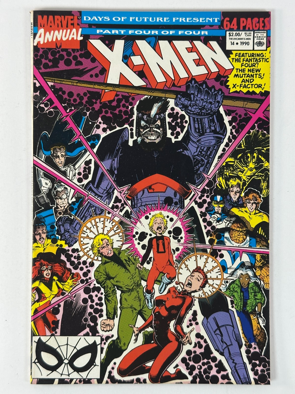 X-Men Annual #14 Days of Future Present Parte 4 Marvel 1990 Annual 1st Gambit