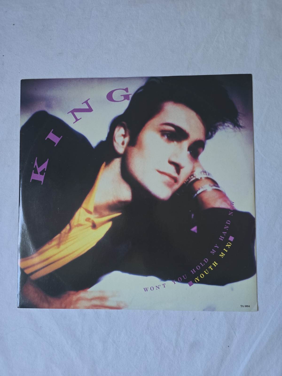EX King ‎– Won't You Hold My Hand Now (1985) TA 6094 Vinyl, 12"  UK - NM