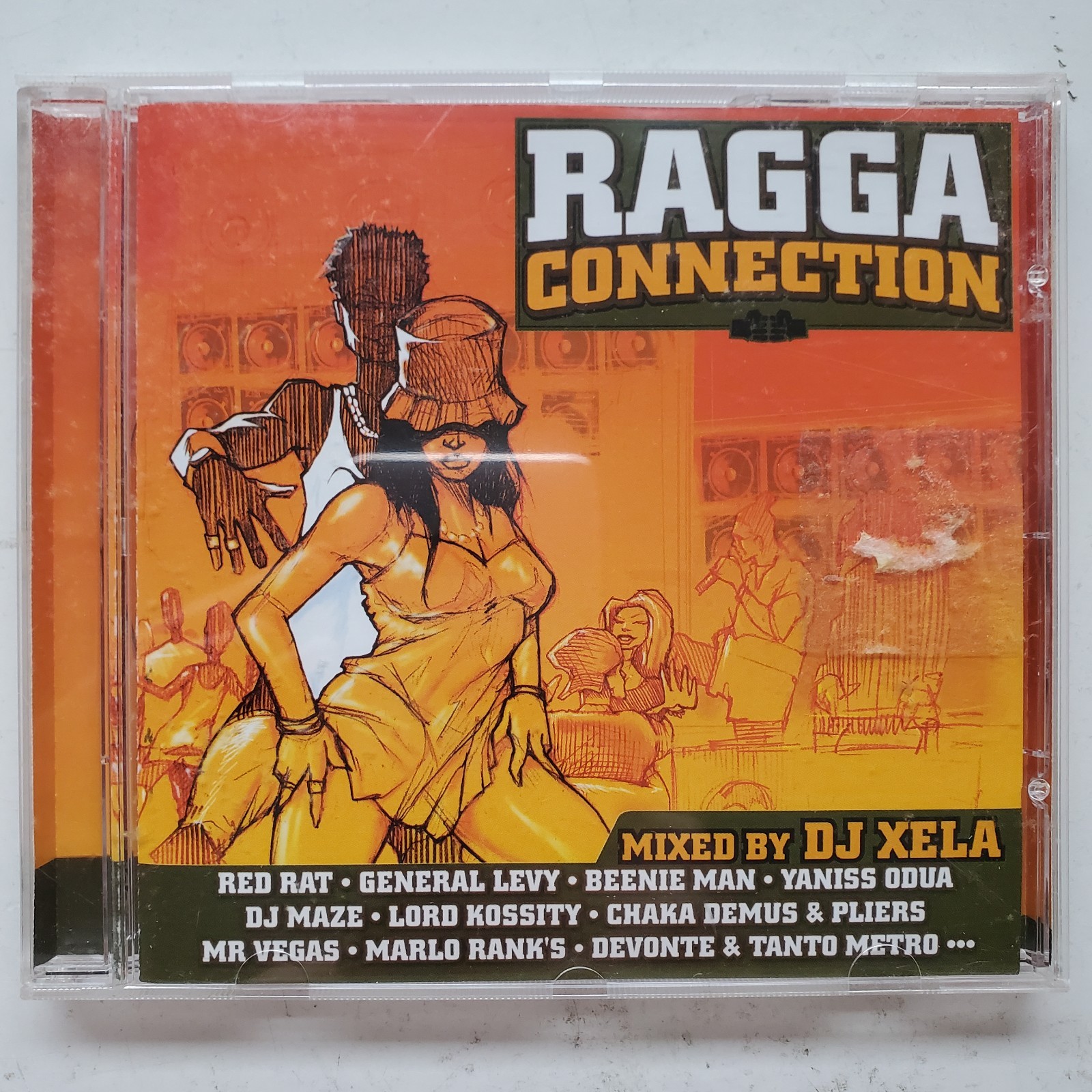 DJ Xela Ragga Connection CD Album Mixed by DJ Xela 2001 Ragga Sony boîtier