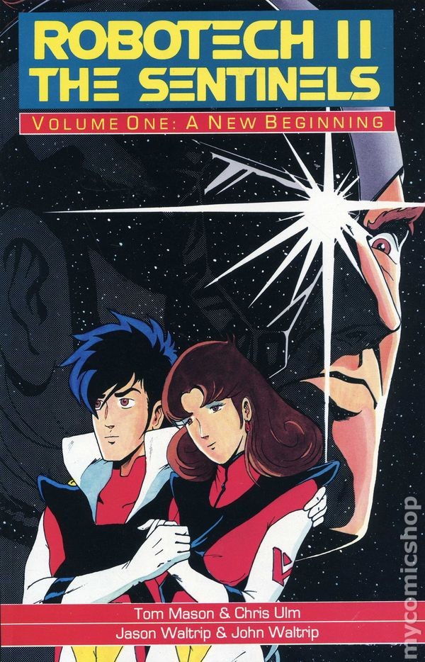 Robotech II Le Sentinelle TPB #1-1ST FN 1993 Immagine Stock