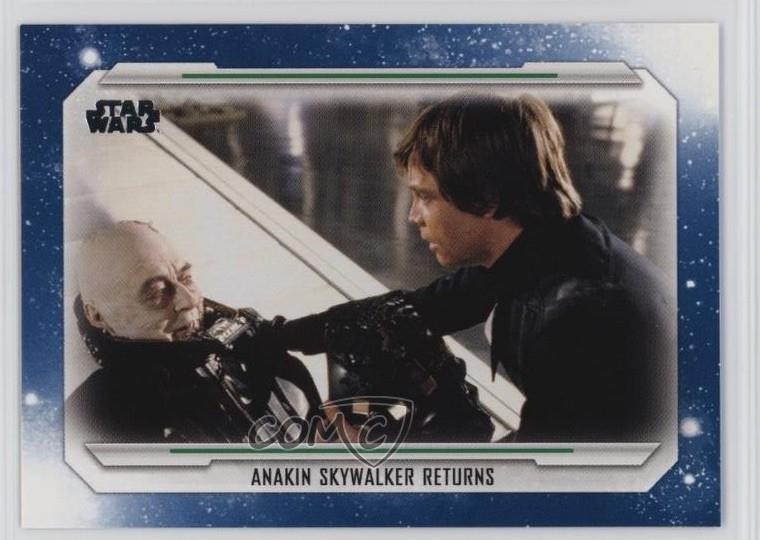 2019 Topps Star Wars Saga Blu Anakin Skywalker Luke Returns #83 0a6
