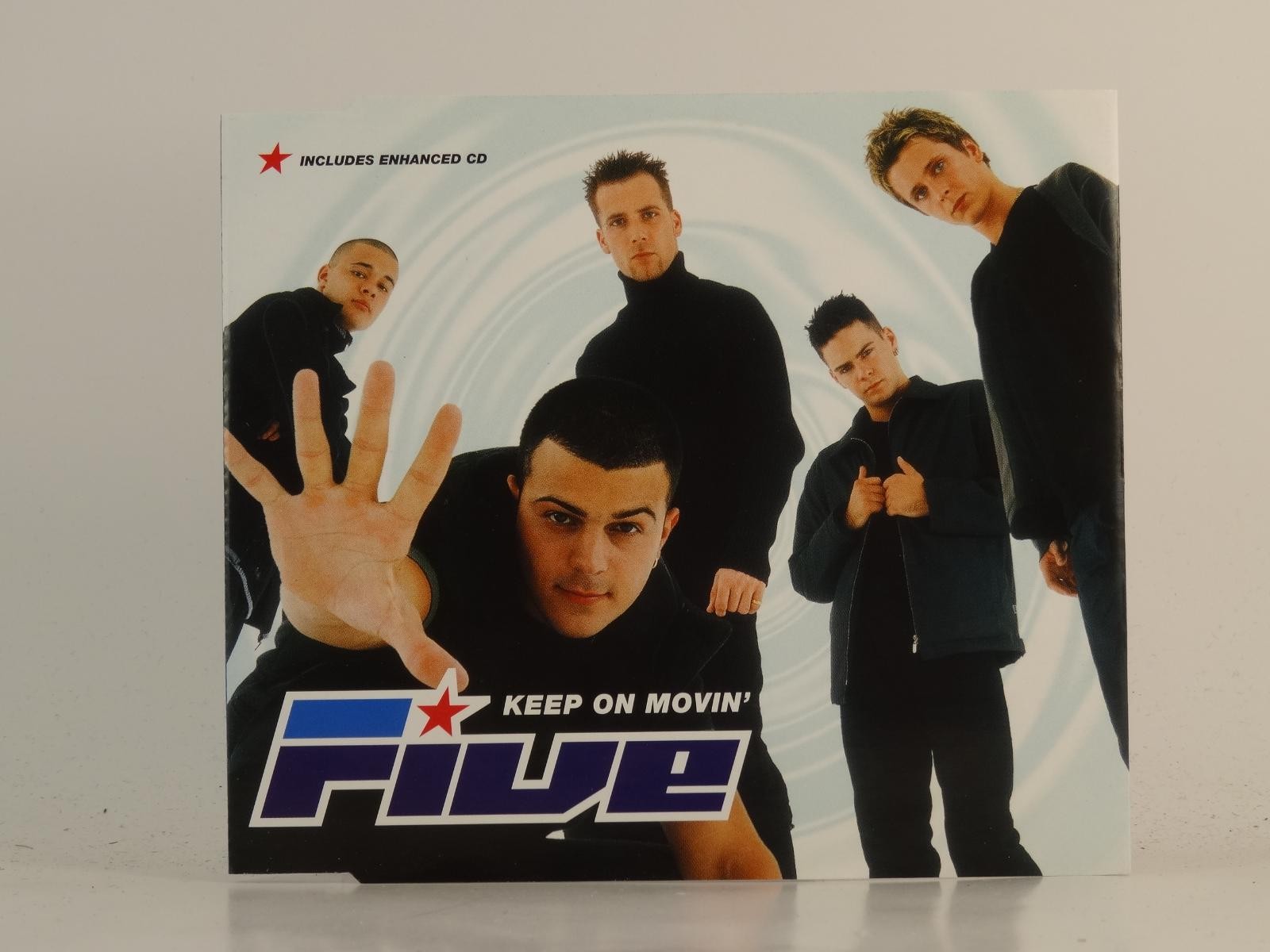 FIVE KEEP ON MOVIN' (H1) 3 Track CD Single plus Picture Sleeve BMG