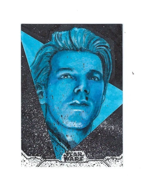 Star Wars Holocron Splatter Carta da Schizzo Seth Groves