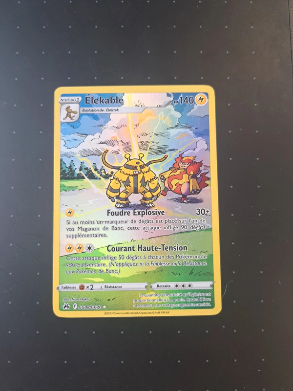 Elekable GG08/GG70 - carte pokemon