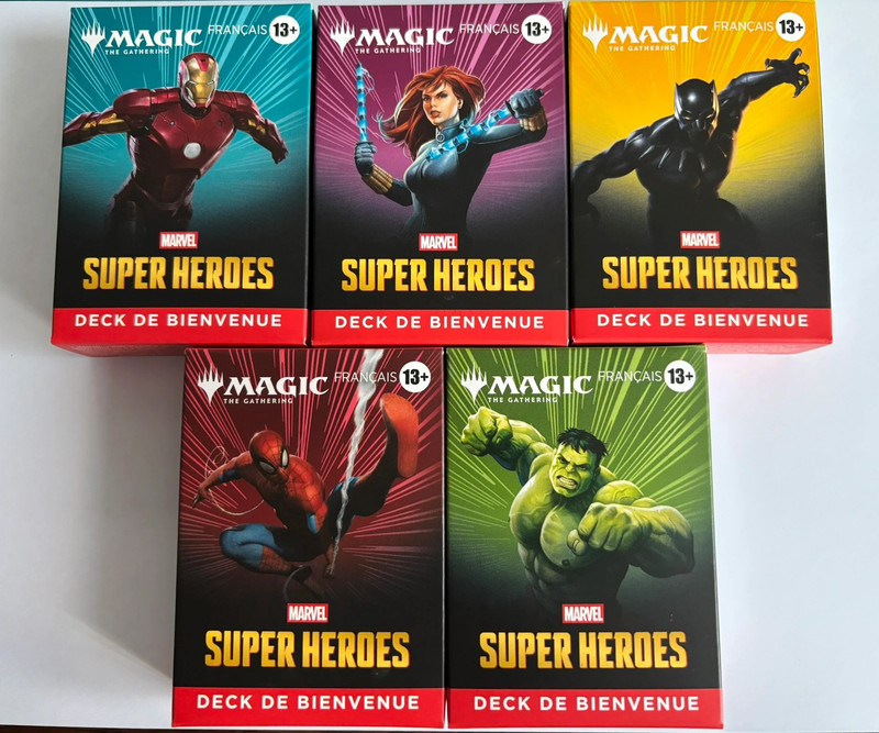 Welcome deck MTG Marvel Super Heroes