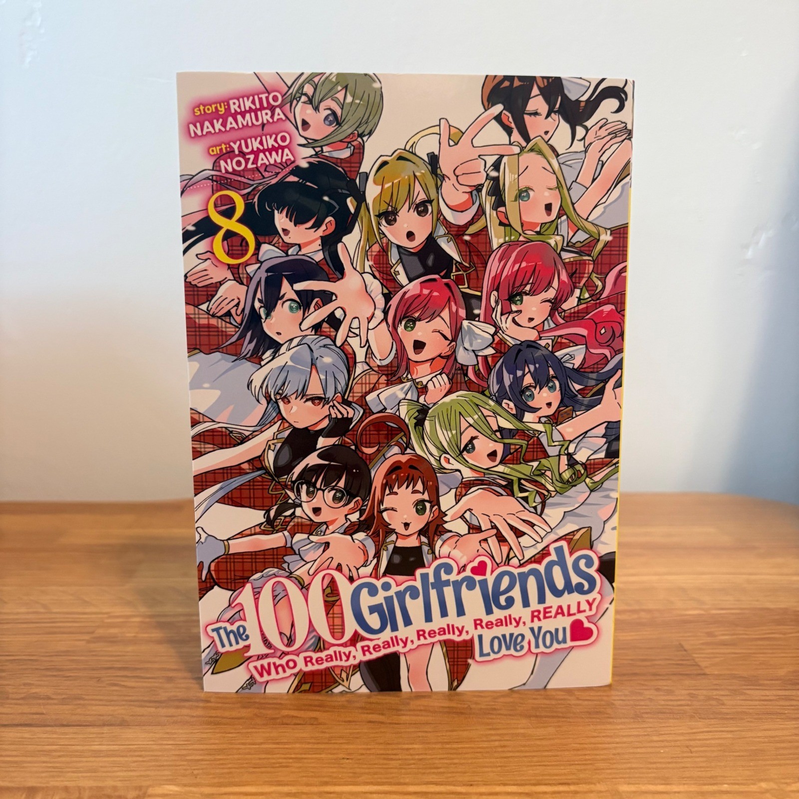 100 Girlfriends Who Really Love You Vol 8 Nakamura prima stampa manga libro inglese
