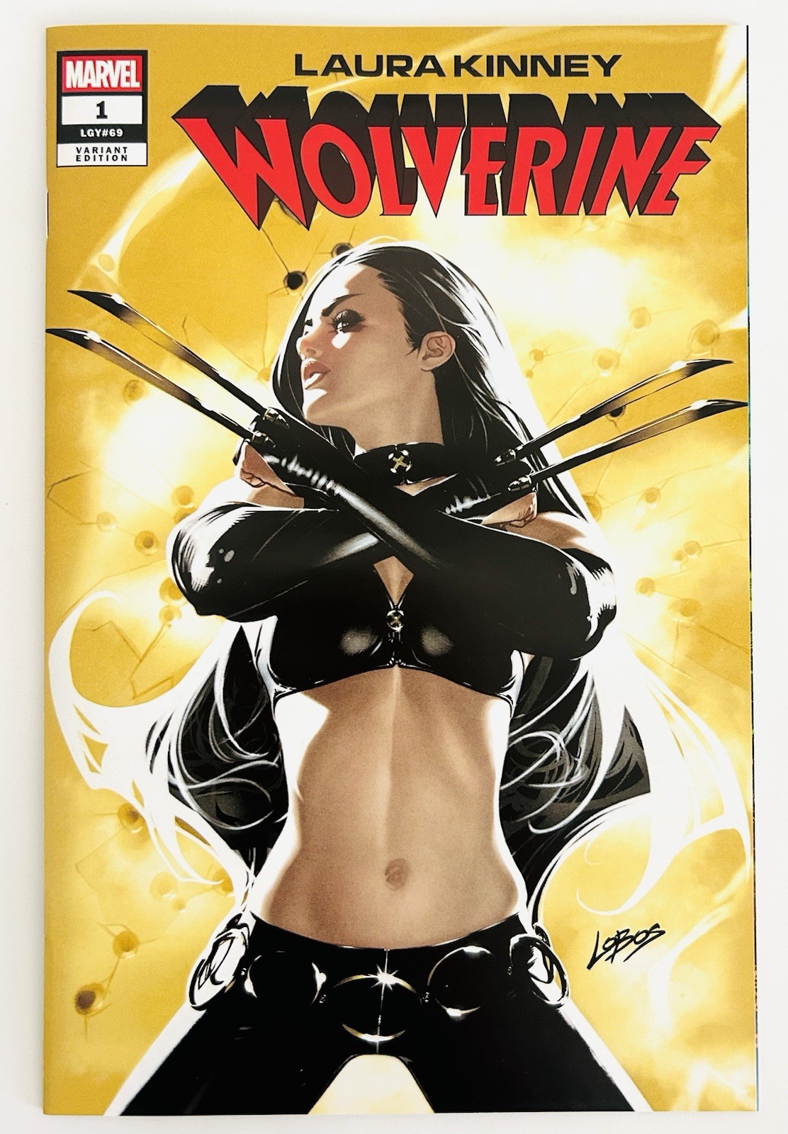 Abito commerciale esclusivo Laura Kinney Wolverine #1 Lobos variante 2024 (LTD 3000)