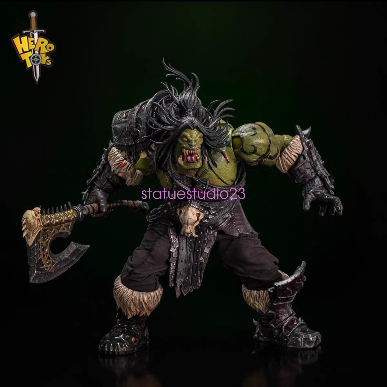 Hero Toys Modellino Mania Chief of the tribe scala 1/12 limitato da collezione