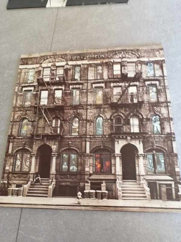 vinyle - lp - led zeppelin - physical graffiti - double album - original 1975