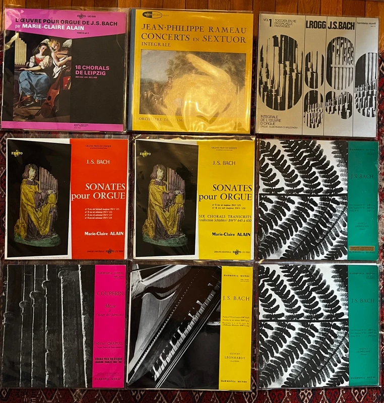 Lot de 9 Disques Classique