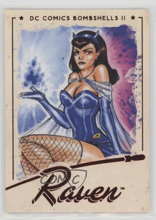 Cryptozoic DC Bombshells Serie II Raven 2018 #47 d8k
