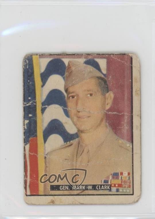 1950 Topps Freedom's War Heroes Mark Clark Gen W (retro grigio) #198 0ls