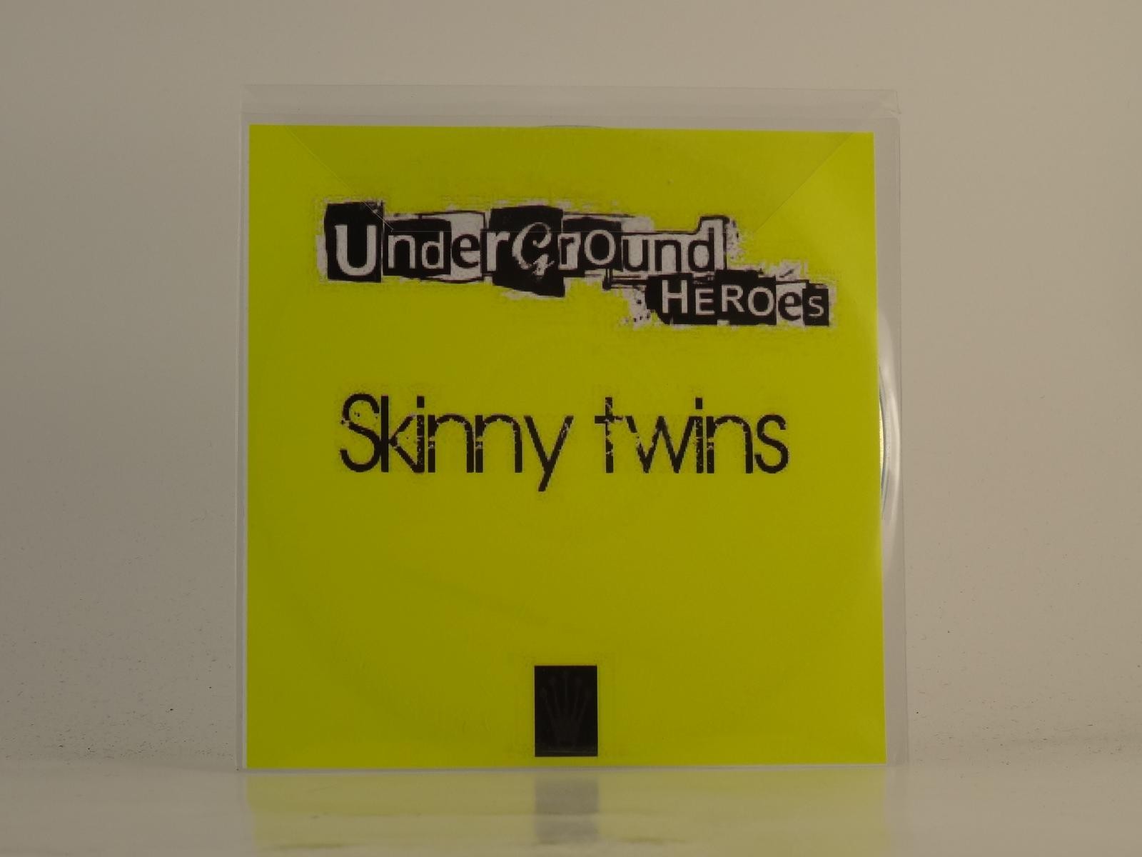 UNDERGROUND HEROES SKINNY TWINS (D78) 1 Track Promo CD Single plus Picture Sleev