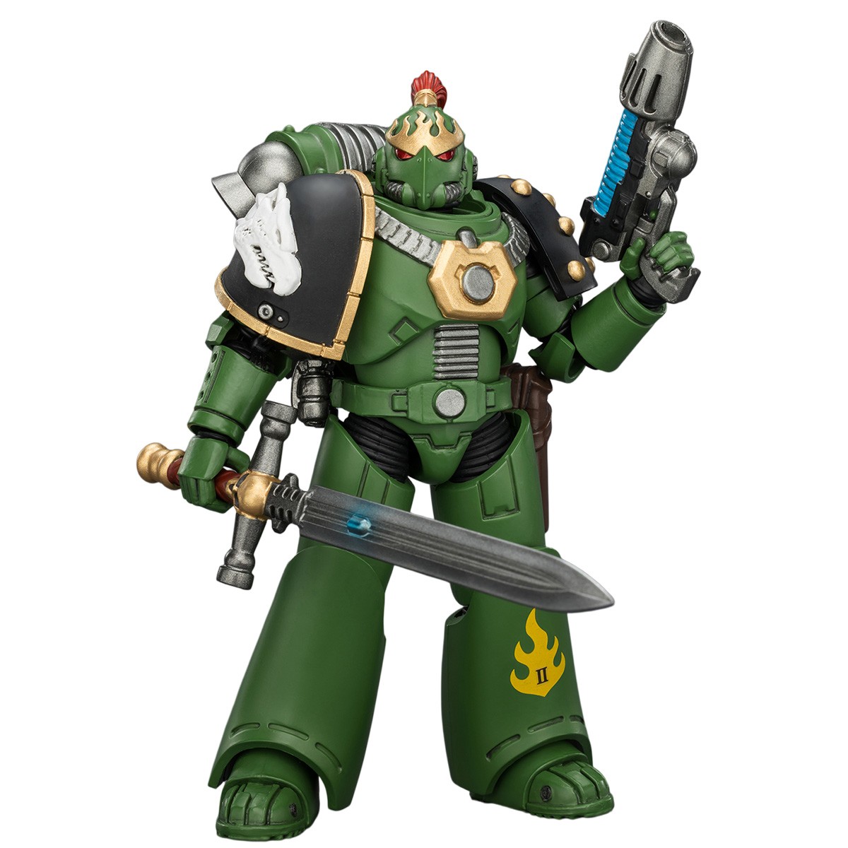 Warhammer Horus Heresy: Salamanders MKVI Tactical Legionary 1/18 4,8 pollici azione