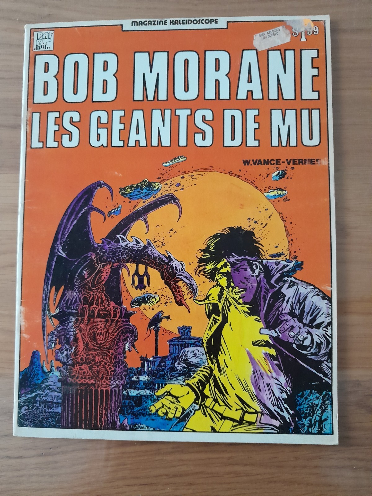 BOB MORANE  LES GEANTS DE MU    P.A.F    12/1979    TBE