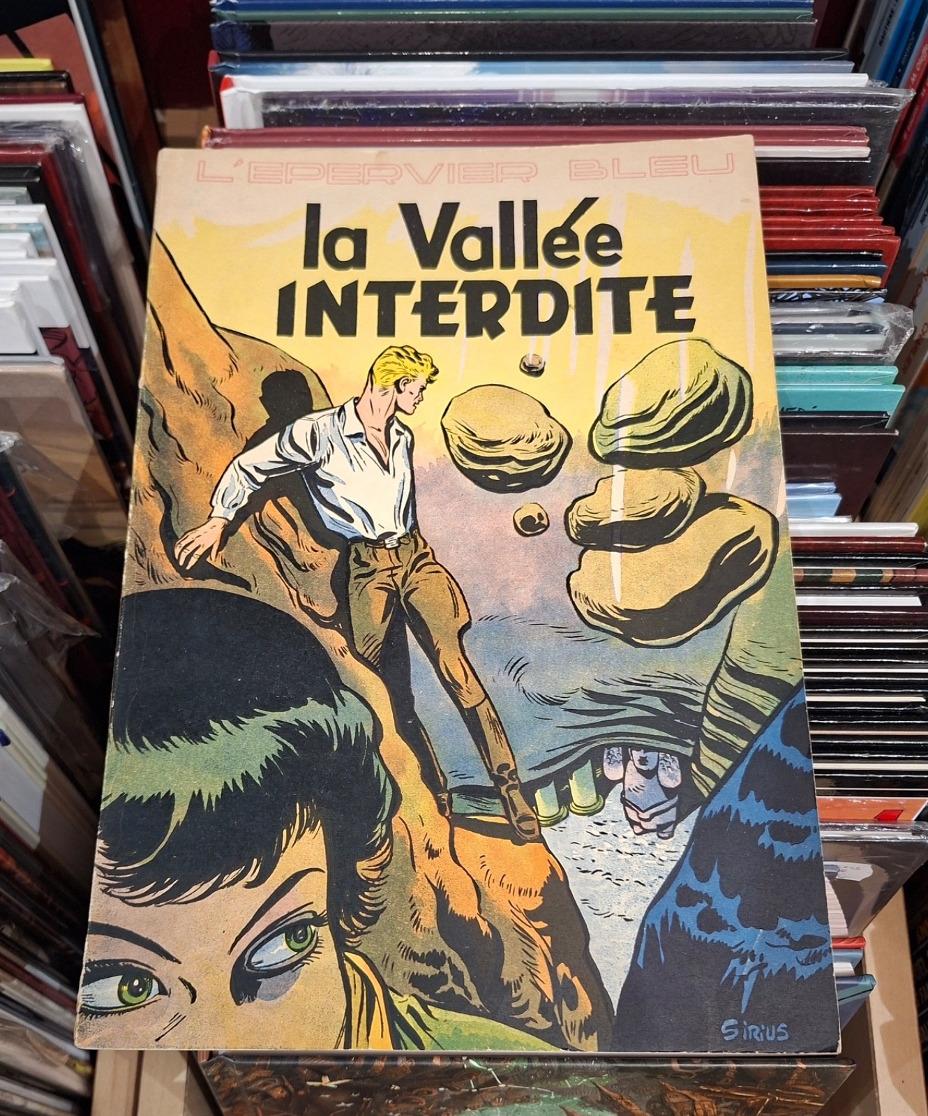 L'épervier bleu T.6 La vallée interdite _ Sirius _ Dupuis EO 1954 TBE